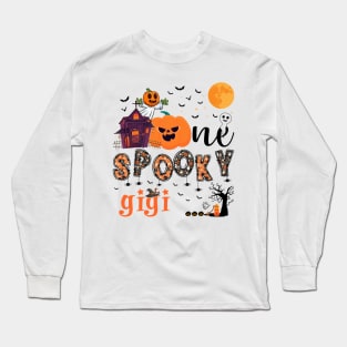 One Spooky gigi Halloween October 31 Long Sleeve T-Shirt